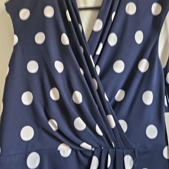 ELIZA J DRESS SIZE 6 BLU AND WHITE - Picture 10 of 16